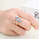 Ice Flower Zircon Ring Jewelry - Minihomy