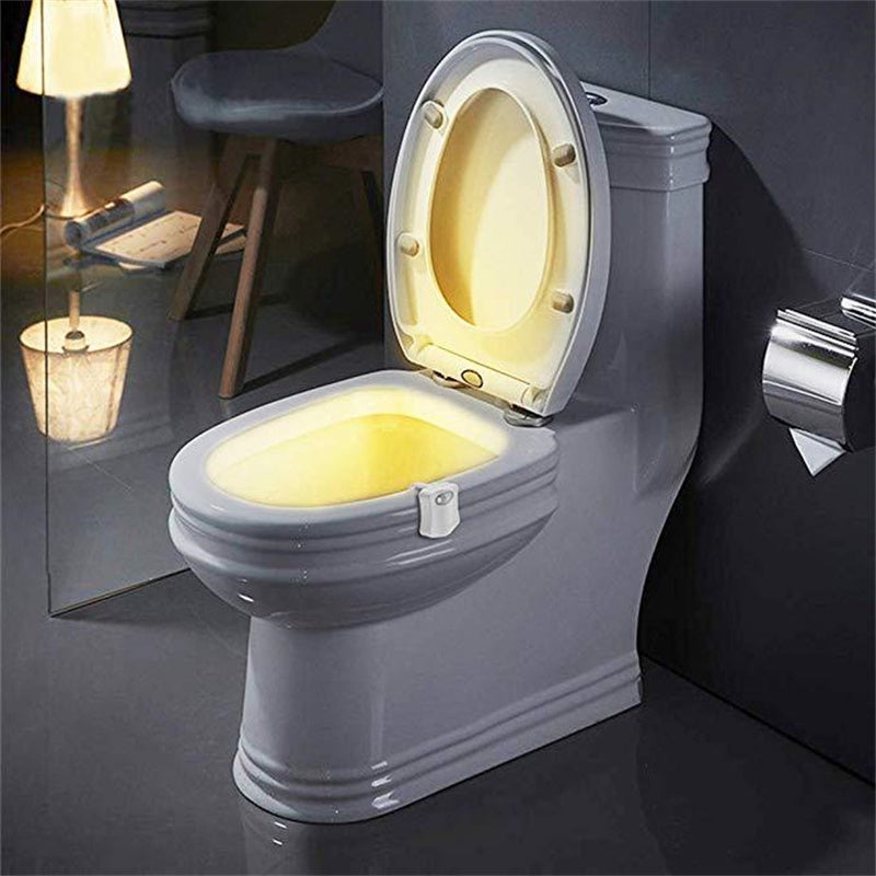 LED Toilet Seat Night Light - 16 Colors, Motion Sensor, Creative Hanging Design