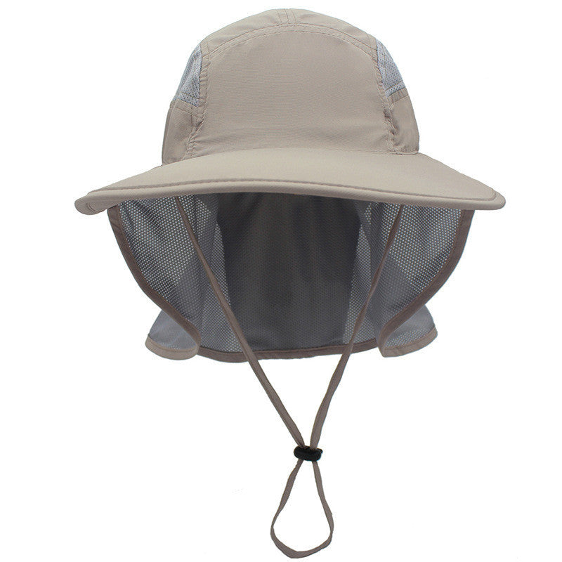 Sun Hat with Neck Guard - Wide Brim, Quick Dry, for Men & Women