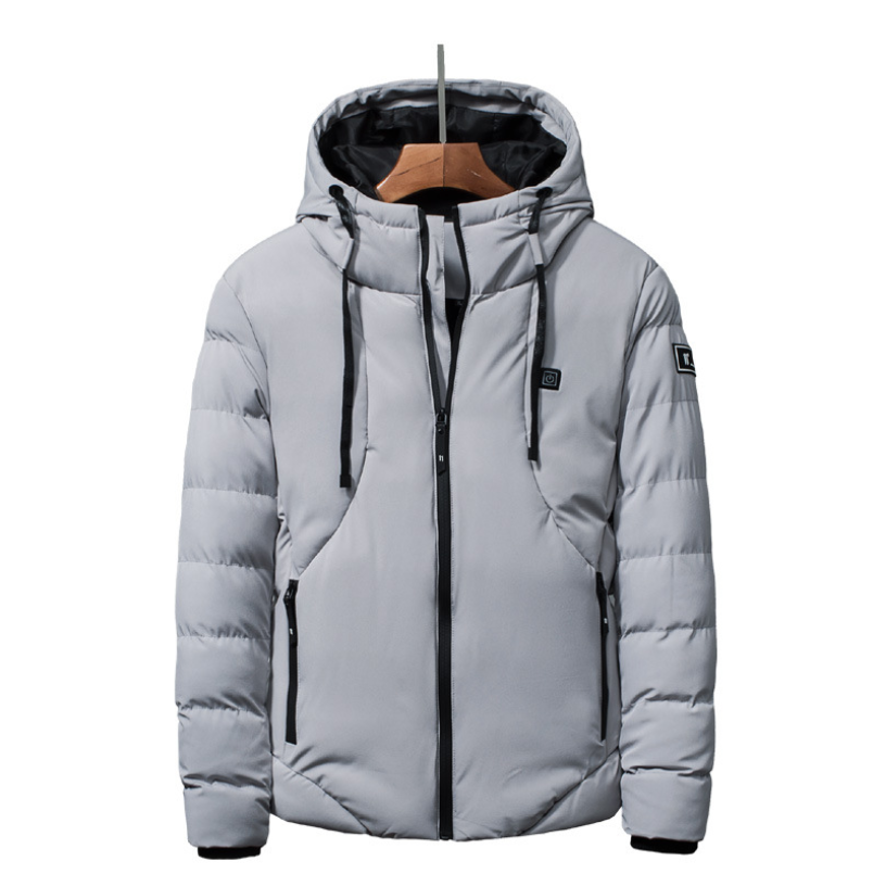 Stay Warm and Toasty All Winter Long with the Unisex USB Heated Cotton Coat!