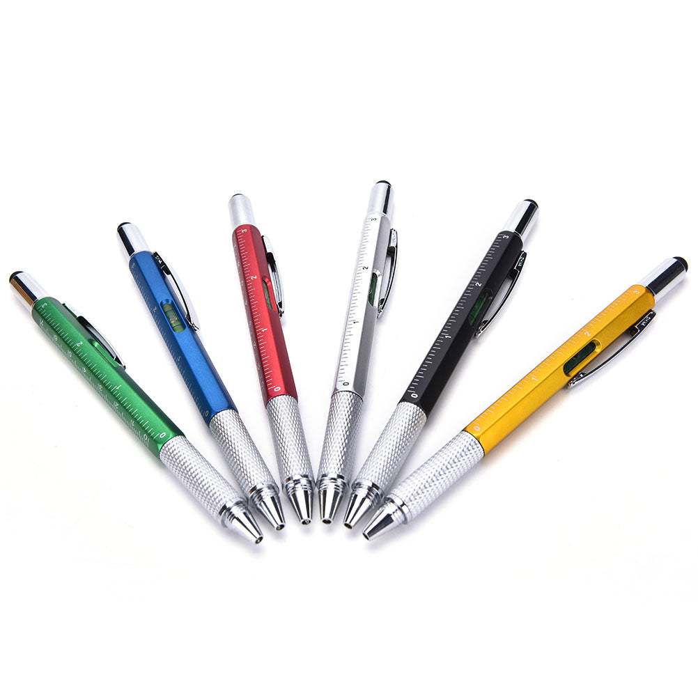 6 in 1 Touch Screen Stylus pen Ballpoint Pen - Minihomy