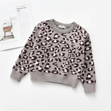 Jumper Leopard Sweater For Kids