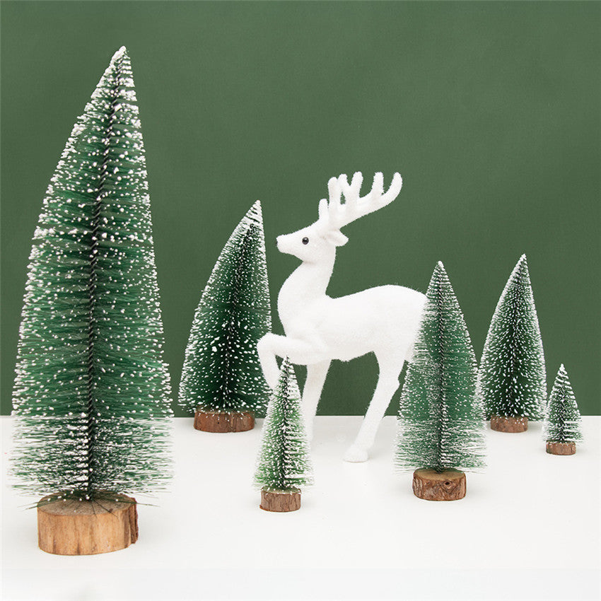 Christmas pine needle tree decoration - Minihomy