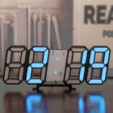 Led Living Room Wall Clock Electronic Clock