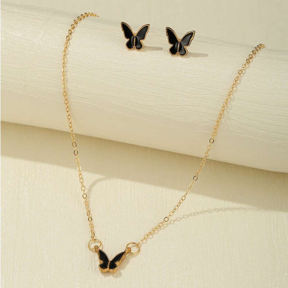 Butterfly Jewelry Set Creative Retro Simplicity - Minihomy