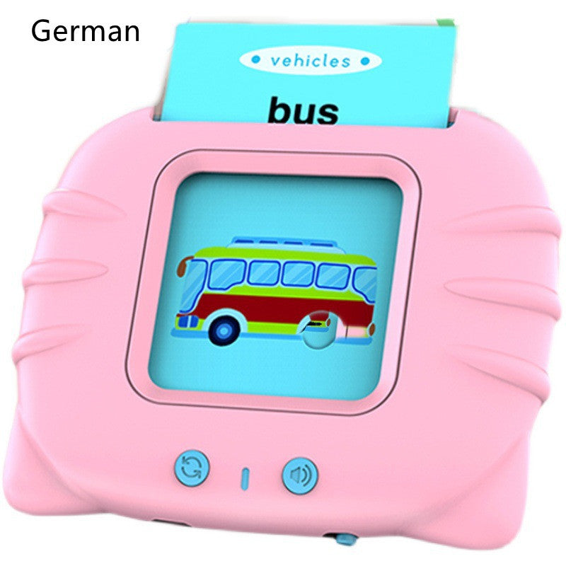 Early Learning English Machine for Kids: Educational Card Toys