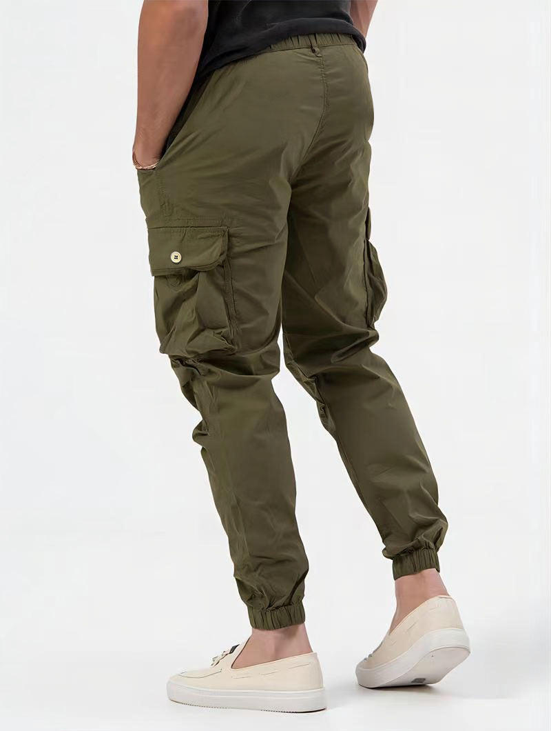 Men's Three-dimensional Bag Woven Cargo Pants Trousers