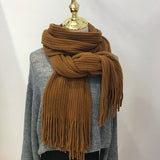Winter Versatile Students Thickened Warm Scarves