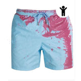 Magical Change Color Beach Shorts Summer Men Swimming Trunks Swimwear Swimsuit - Minihomy