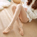 Fleece-lined Thickened Sheer Tights Leggings Transparent One-piece Superb Pantynose - Minihomy