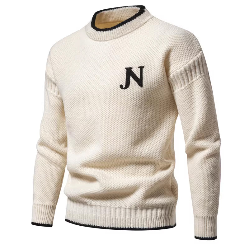 Trendy Leisure Warm Knitted Bottoming Shirt Youth Sweater