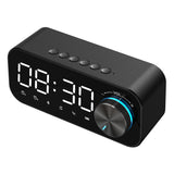 Bluetooth Alarm Clock Speaker Digital Display Alarm Clock LED Wireless Subwoofer Music Player Table Clock Home Decor