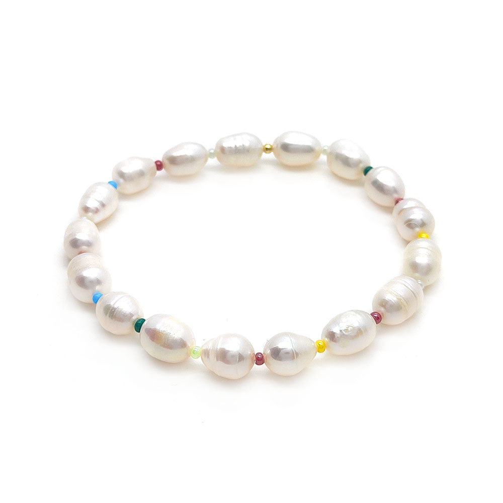 Baroque Natural Pearl Multi-layer Twin Bracelet For Women - Minihomy