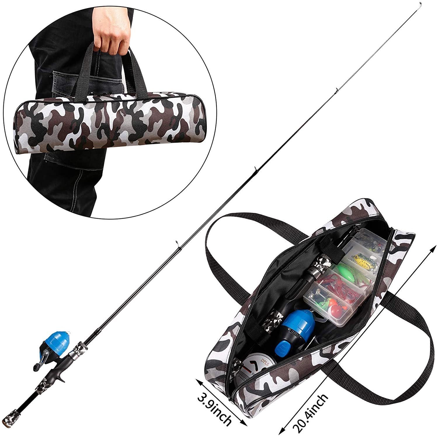 Kids' Fishing Set: Rods, Reels & Tackle for Outdoor Fun