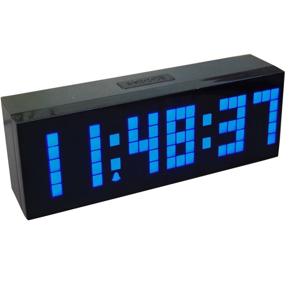 Electronic Alarm Clock Automatically Clocks The Wall Clock