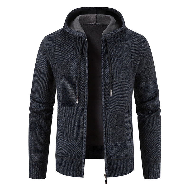 Loose Plus Size Zipper Wool Casual Jacket