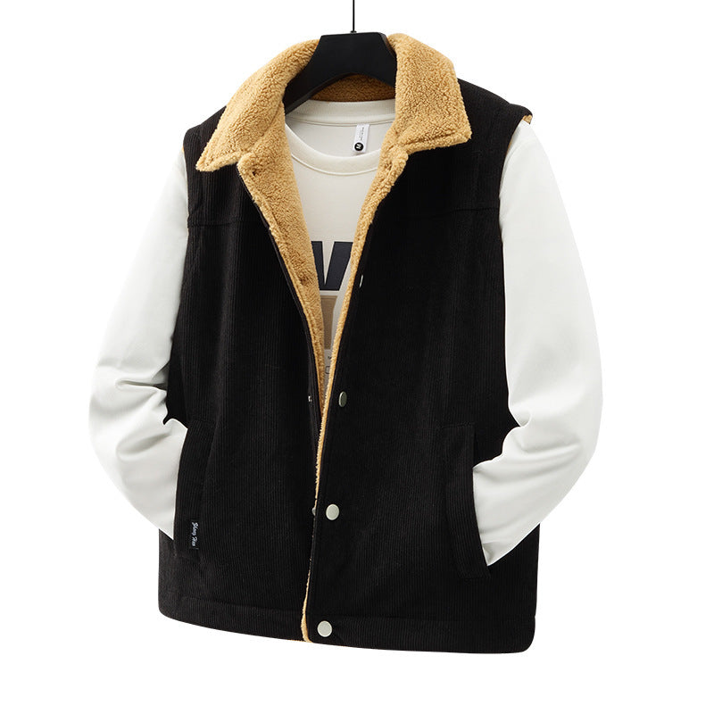 Men's Lamp Wick Cashmere Warm Jacket: Stay Cozy in Style