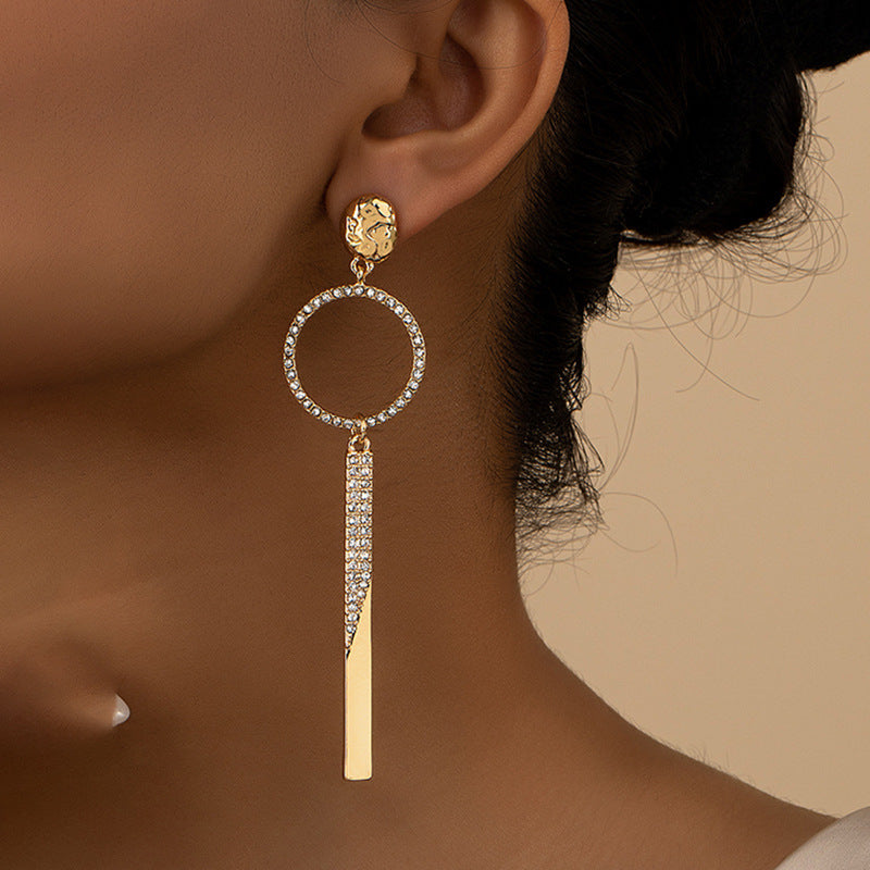 Diamond Elegant Geometric Women's Earrings - Minihomy