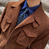 Corduroy Jacket For Men Thick Casual Slim - Minihomy