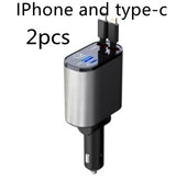 100W Super Fast Car Charger - Metal USB & Type-C Adapter