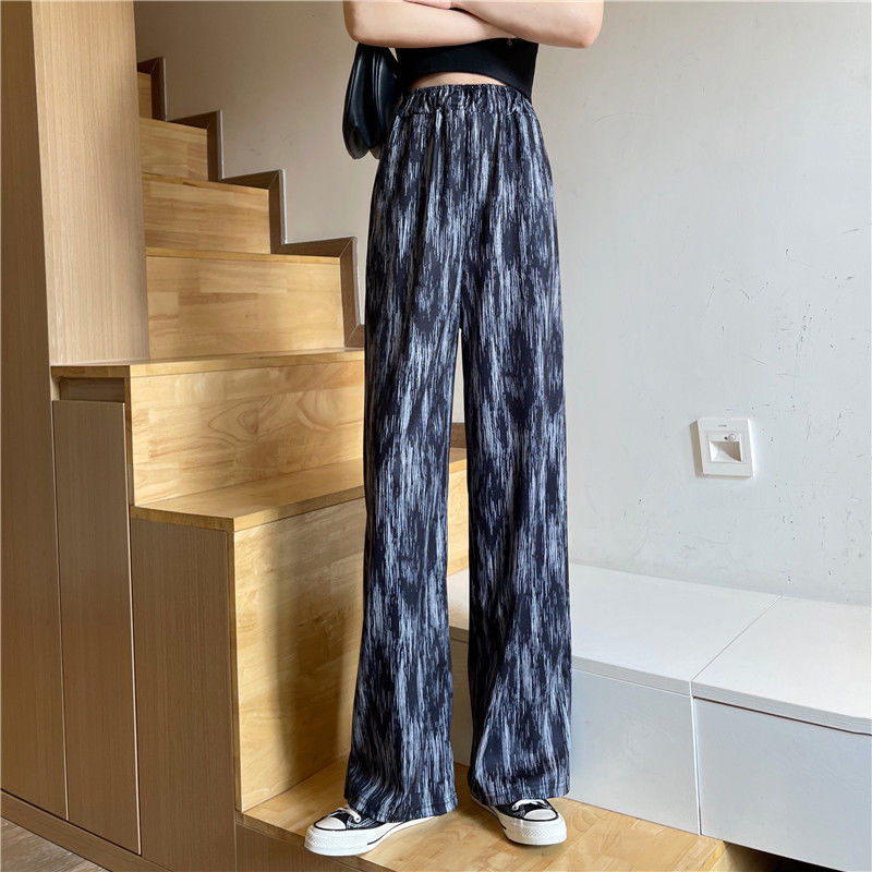 Plaid Wide Leg Pants Women Casual Pants - Minihomy