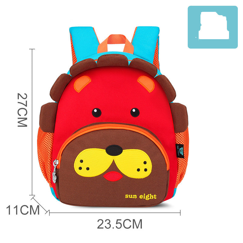 Cute Cartoon Shoulders Baby Lightweight Backpack Elementary School Schoolbag