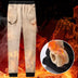 Autumn Winter Pants Men Women Trousers Warm Fleece Drawstring Pants - Minihomy