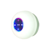 Big Suction Cup Waterproof Bluetooth Speaker LED Light Emitting - Minihomy