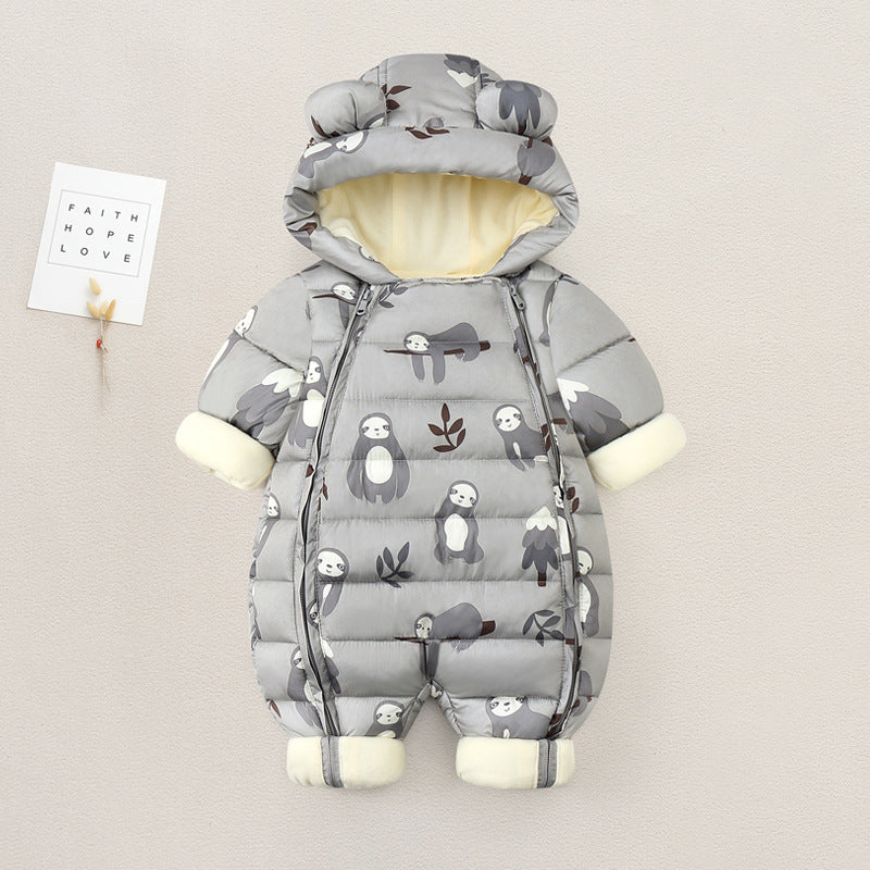 Baby winter white down jacket - Minihomy