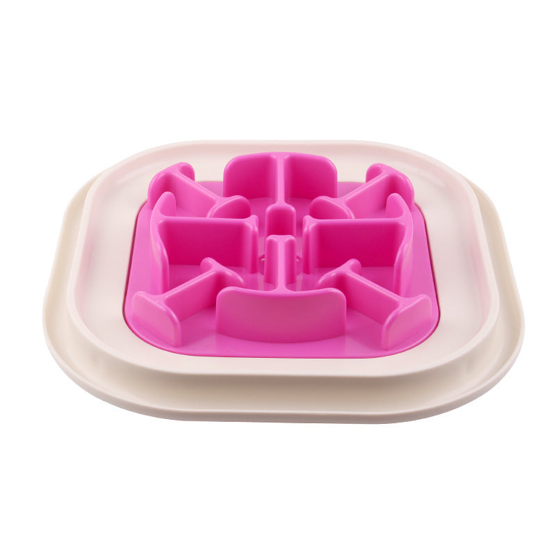 Anti-choking dog bowl slow food bowl - Minihomy