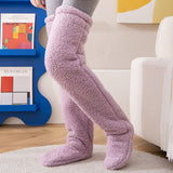 Winter Warm Cold Leg Knee Joint Cold-proof Stockings Home Floor Sleeping Socks