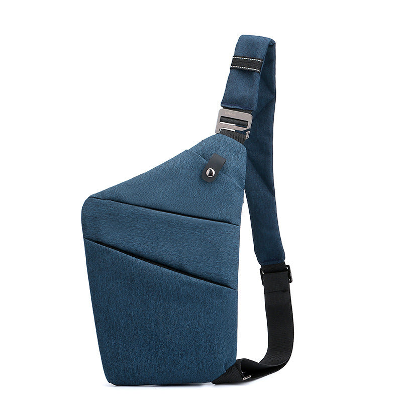 Canvas Chest Bag: Unisex Crossbody Shoulder Bag