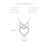 Heart-shaped Bow Zircon Pendant Clavicle Chain Jewelry Necklace - Minihomy