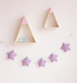 Kids Room Decoration Hanging Wall Decor Felt Fabric Cloud Garland String Party Banner - Minihomy