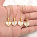 26 Letter Heart-shaped Necklace White Shell Love Clavicle Chain Necklace For Women - Minihomy