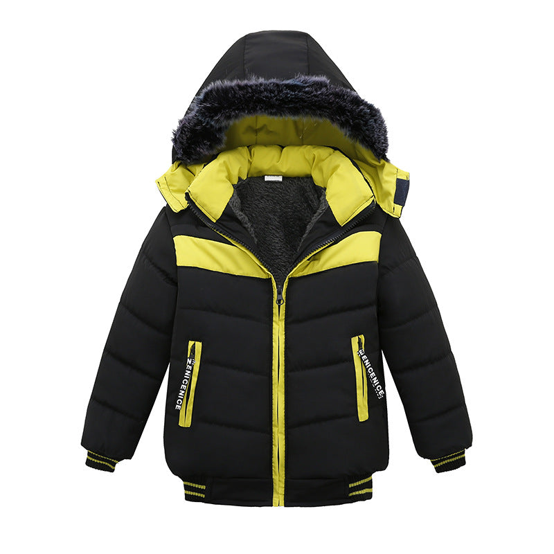 Small And Medium-Sized Boys Cotton-Padded Jackets