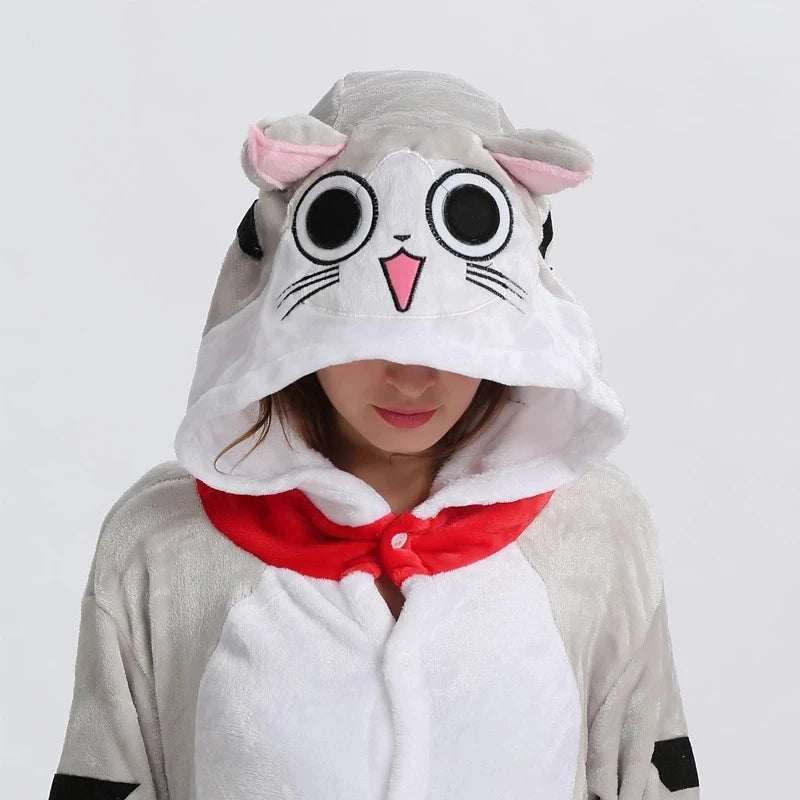 Animal Pajamas Party Wear Daily Carton Outfit - Minihomy