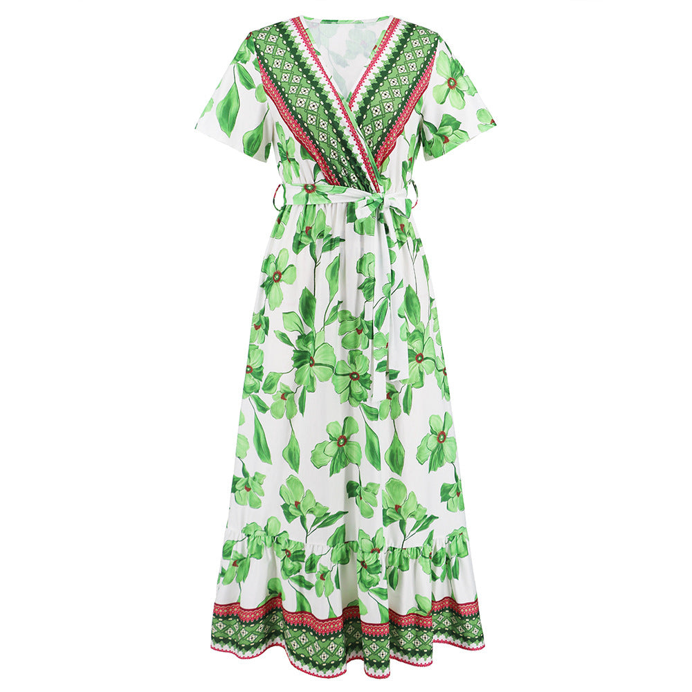 Women's Retro Exotic Printed Dress