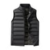 Plus Size Down Stand-up Collar Thermal Thick Graphene Vest Waistcoat - Minihomy