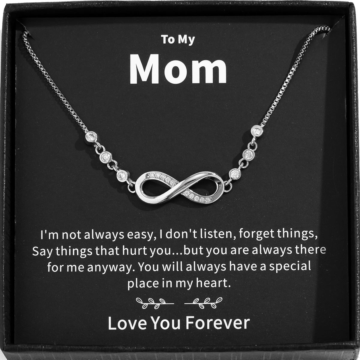 Mother's Day Necklace Gift Box Love Necklace For Women Fine Jewelry Women Accessories Fashion Jewelry