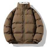 Thickened Plus Size Stand-up Collar Downcotton-padded Jacket Men's Coat