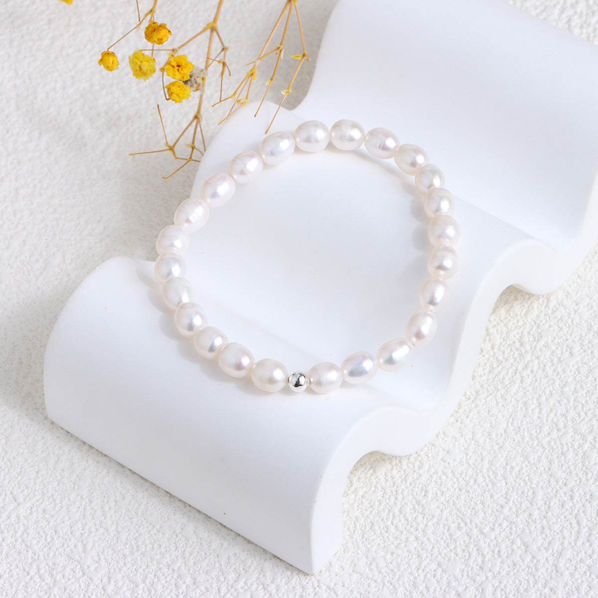 Freshwater Pearl Bracelet Female 14k Real Gold - Minihomy