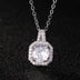 Perfume Bottle Pendant Necklace Women's Full Diamond - Minihomy