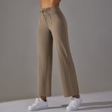 Two-Side Pocket Draping Versatile Fitness Trousers