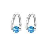 Geometric Micro Inlaid Zircon Ear Clip Niche Design Refined Grace Simple Multi-match Women's Earrings - Minihomy