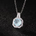 Perfume Bottle Pendant Necklace Women's Full Diamond - Minihomy