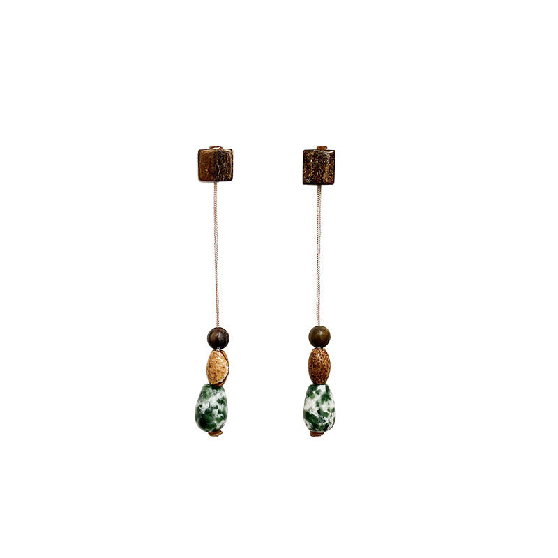 Niche Natural Stone Imitated Earrings For Women - Minihomy