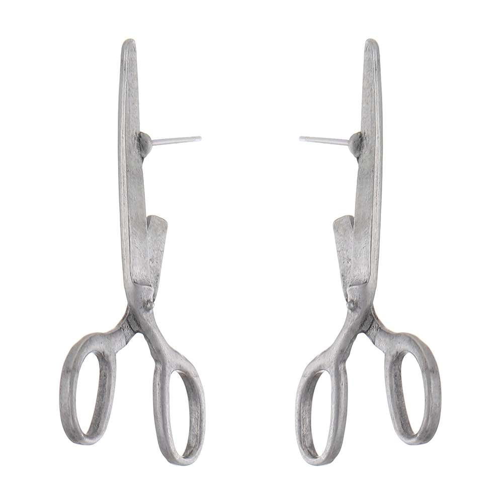 Creative Jewelry Retro Scissors Ear Studs for Women - Minihomy