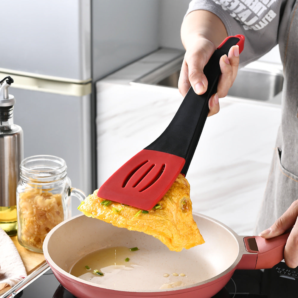 3-in-1 Silicone Frying Spatula Clip for Steak, Pancakes, and More - Kitchen Tools and Gadgets - Minihomy