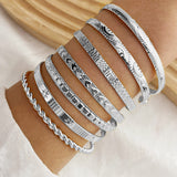 Diamond Arrow Pattern Exaggerated Bracelet - Bold & Trendy Jewelry